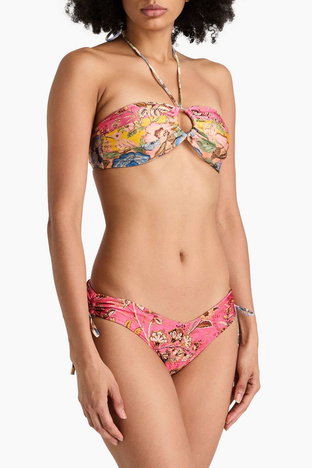 ZIMMERMANN Bandeau-Bikini-Oberteil mit Print