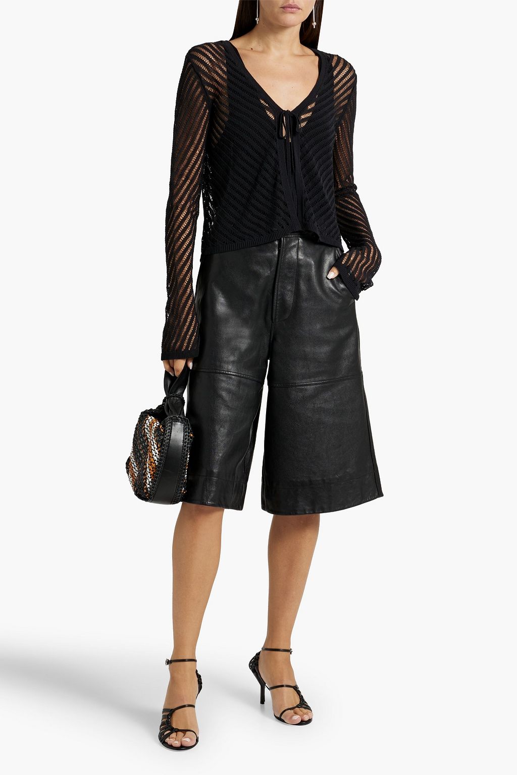 RAG & BONE Melissa open-knit coton-blend cardigan