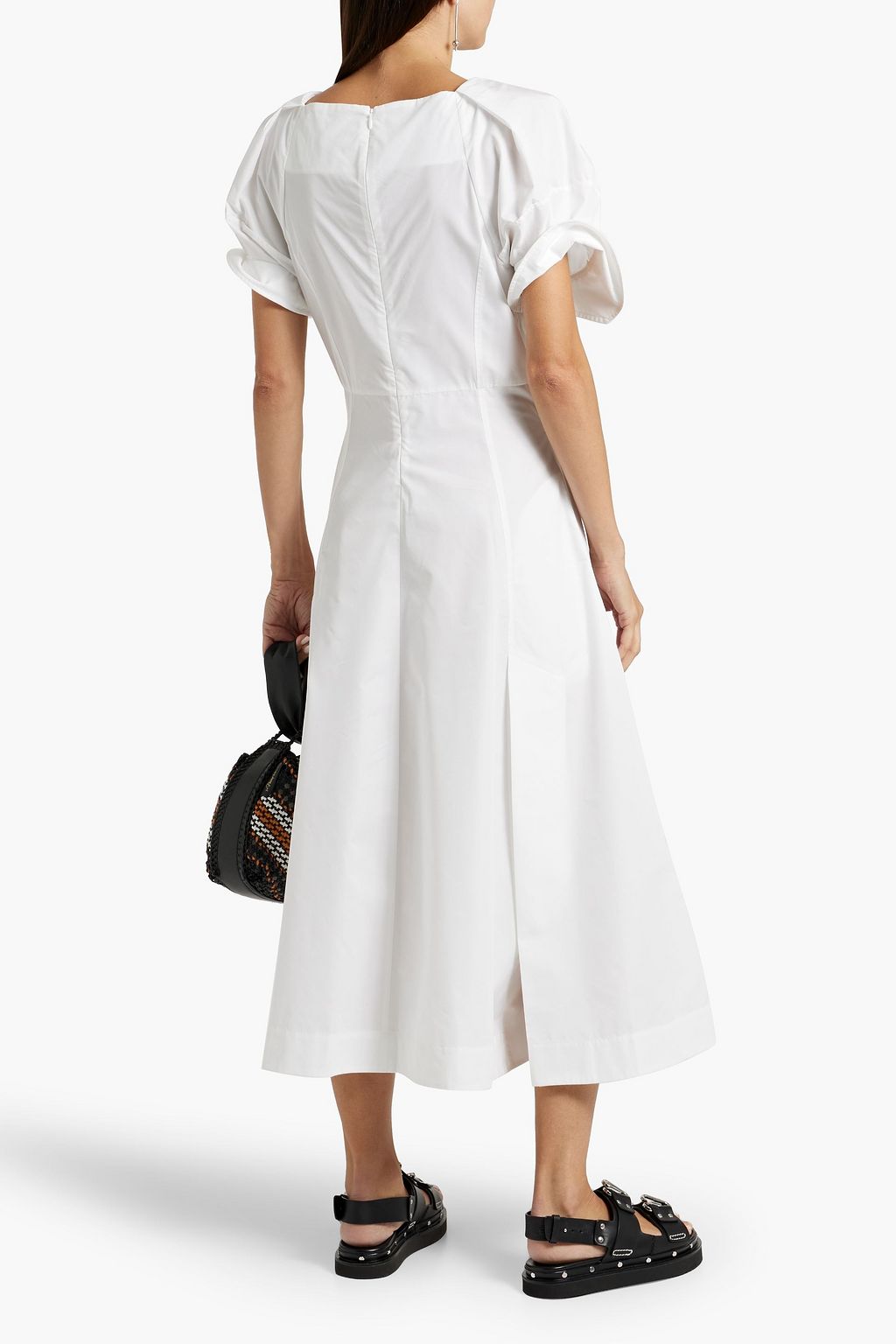 3.1 PHILLIP LIM Cotton-poplin midi dress
