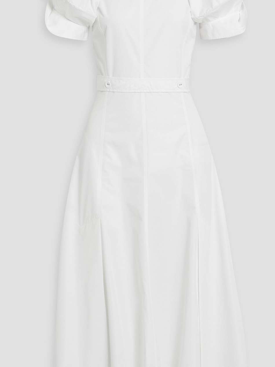 cotton-poplin midi dress