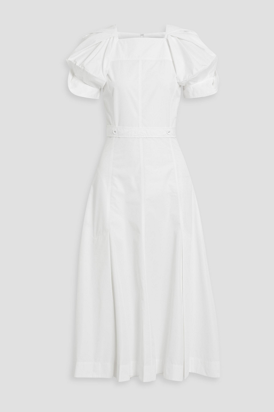 3.1 Phillip Lim Cotton-poplin Midi Dress In White