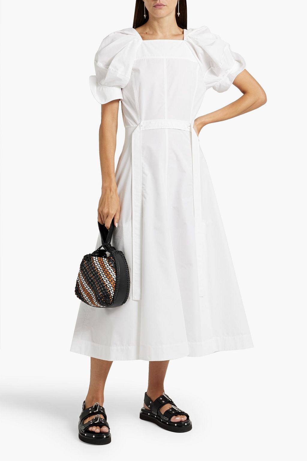 3.1 PHILLIP LIM Cotton-poplin midi dress