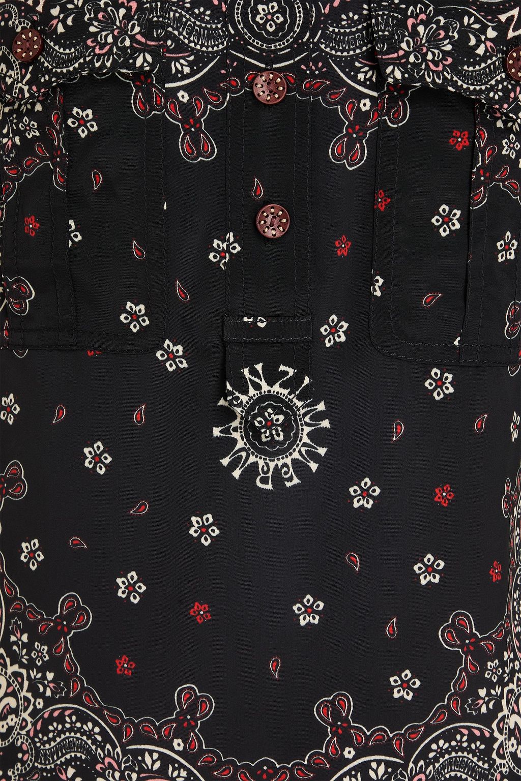 ZIMMERMANN قميص من الساتان مزين بطبعة بيزلي