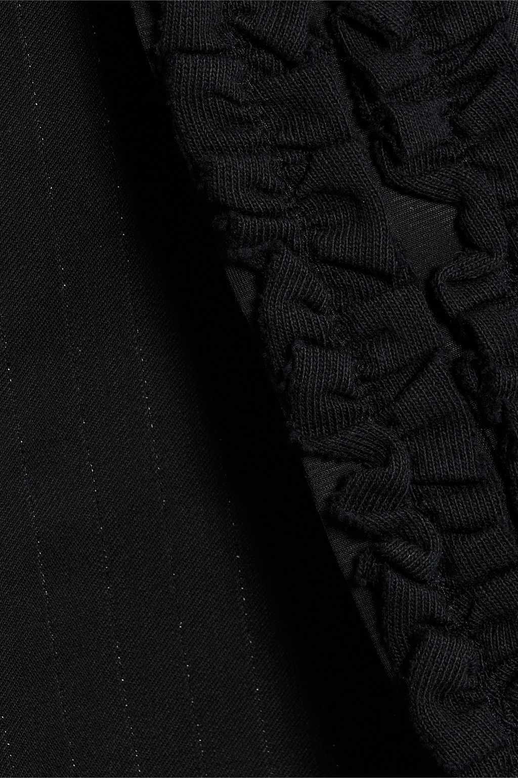 ACNE STUDIOS Metallic pinstriped wool-blend blazer