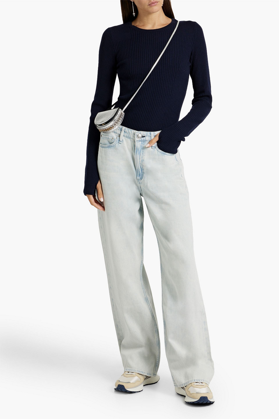 Rag & Bone Blue Logan Jeans In Light Denim