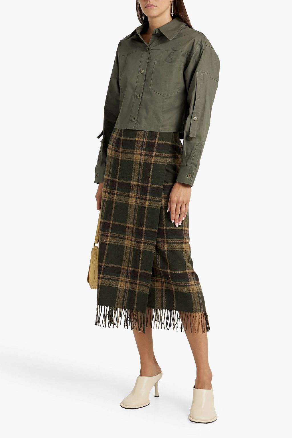 3.1 PHILLIP LIM Cropped cotton-blend jacket