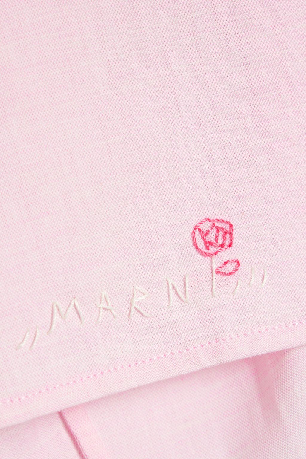 MARNI Embroidered cotton shirt