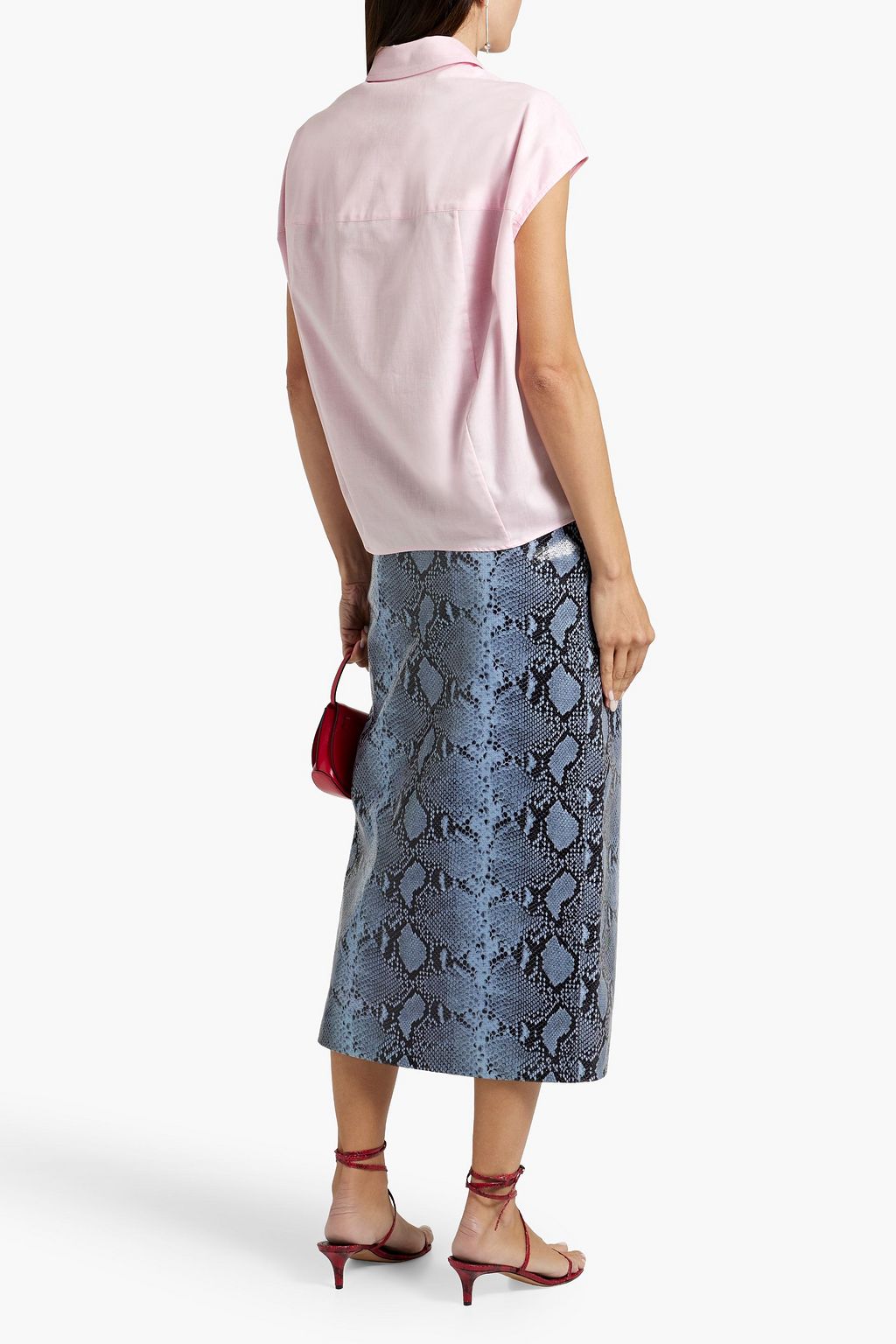 MARNI Embroidered cotton shirt