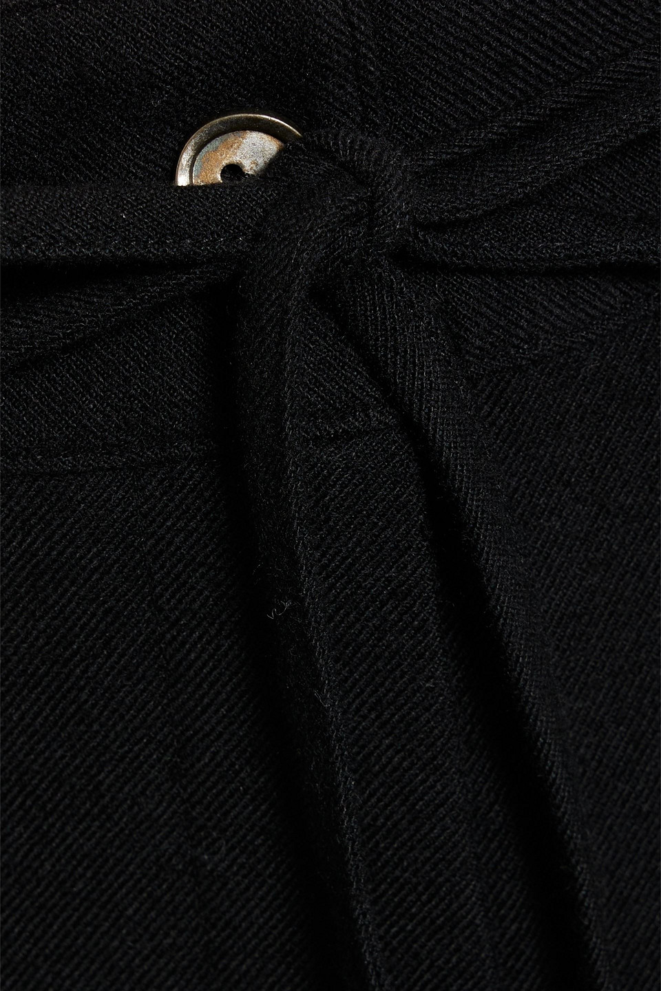 Acne Studios Wool-blend Tapered Pants In Black