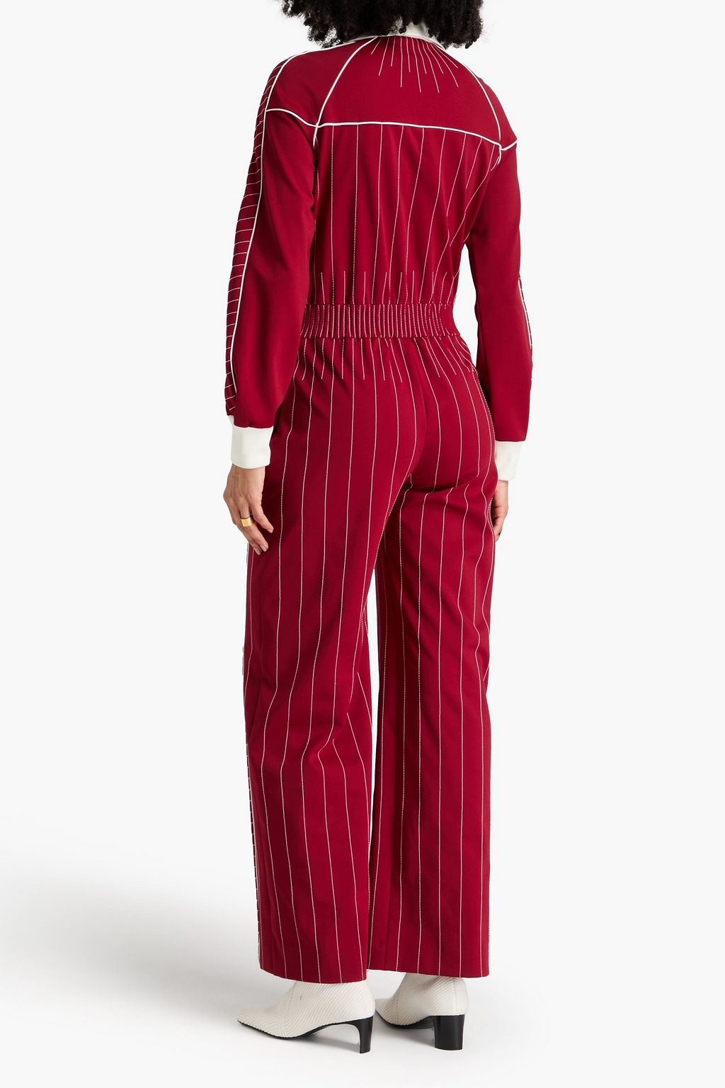 VALENTINO GARAVANI Stretch-jersey wide-leg jumpsuit
