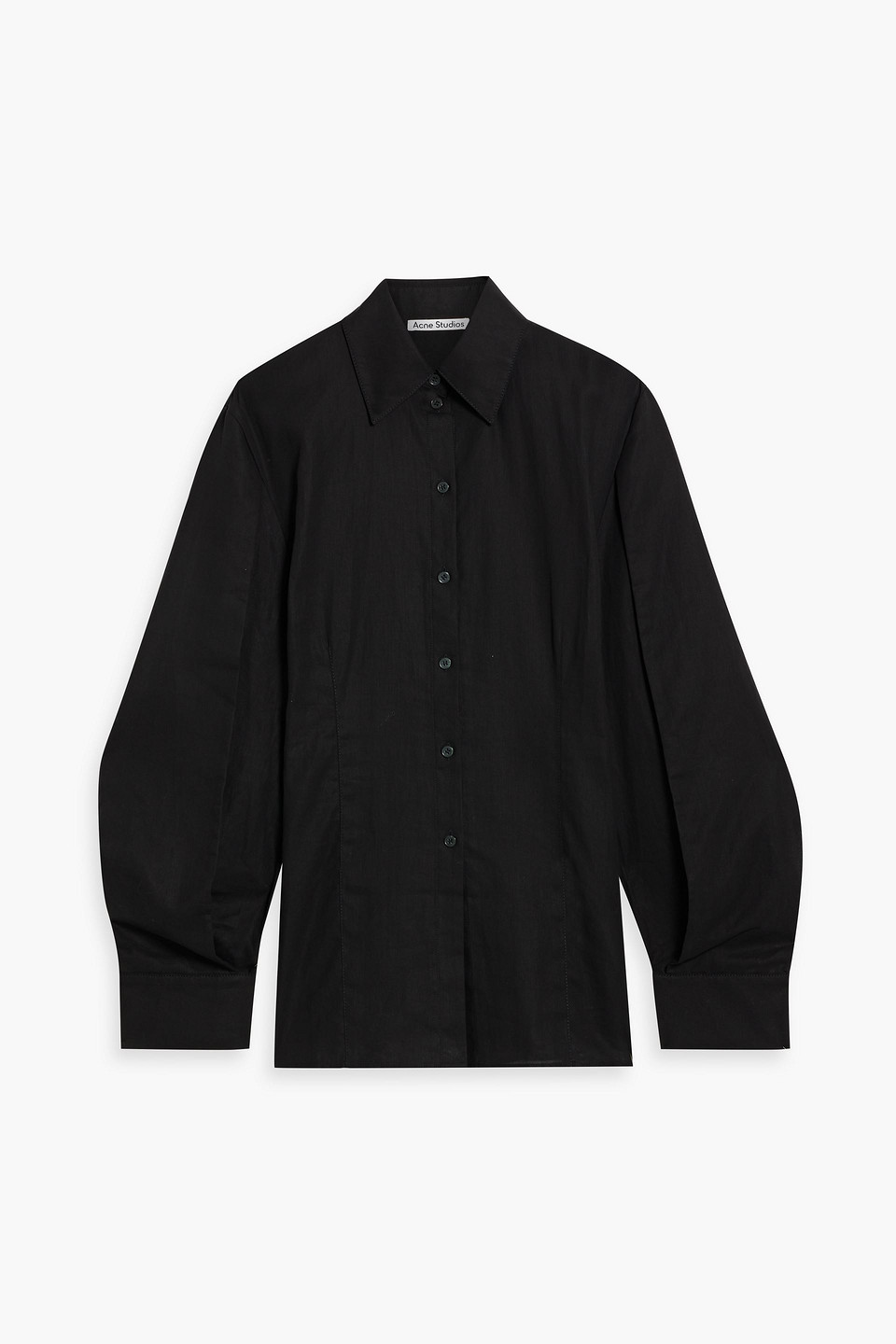 Acne Studios Cotton-twill Shirt In Black