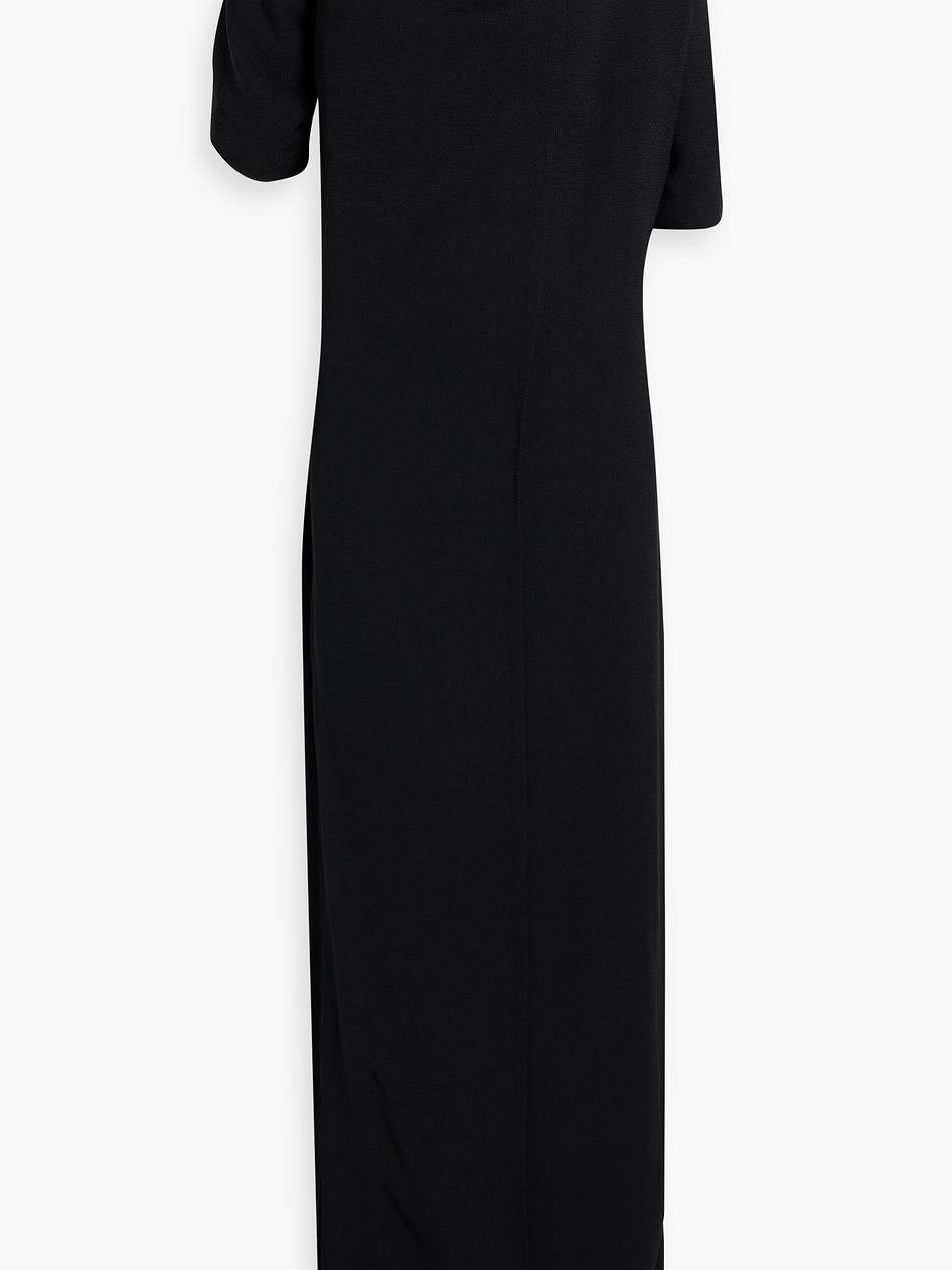 crepe maxi dress