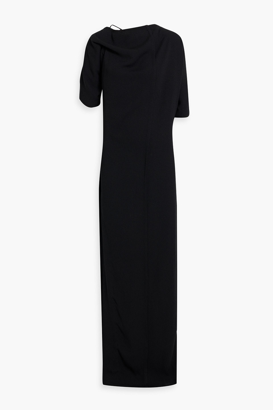 Acne Studios Crepe Maxi Dress In Black