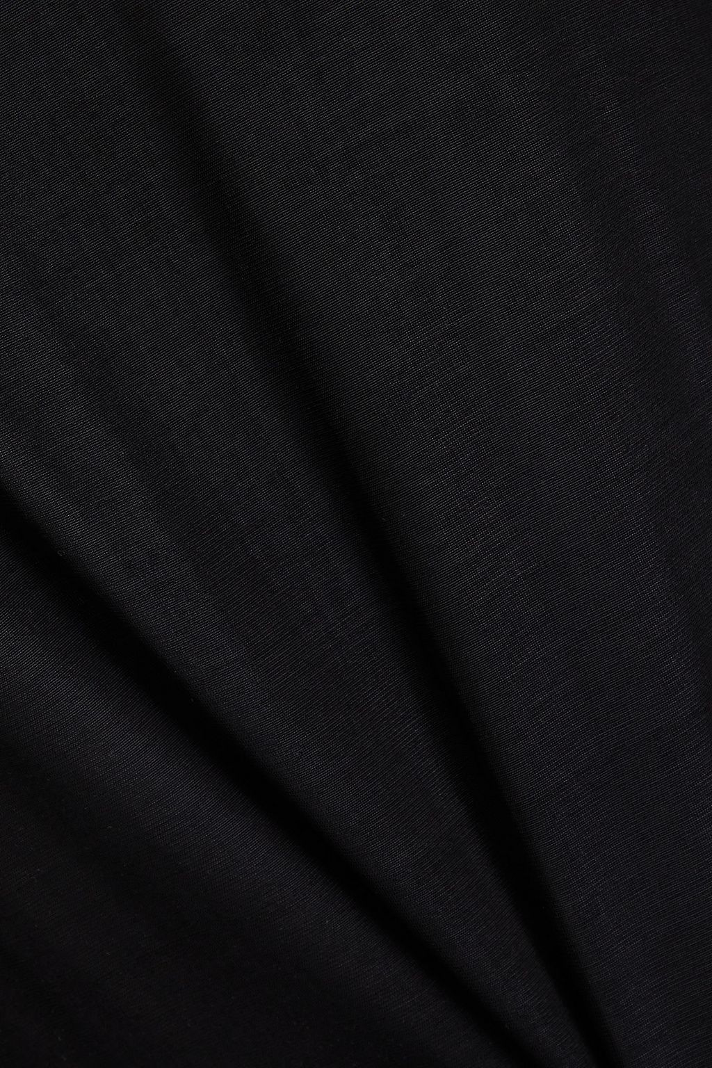HELMUT LANG فستان طويل مصنوع من الكوبرو بطبقات