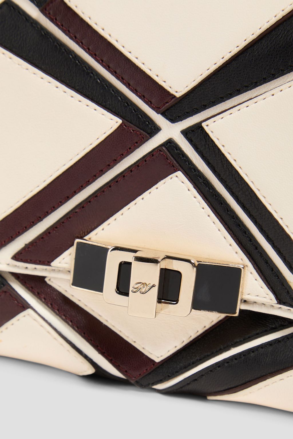 ROGER VIVIER Micro Prismick printed leather cross-body bag