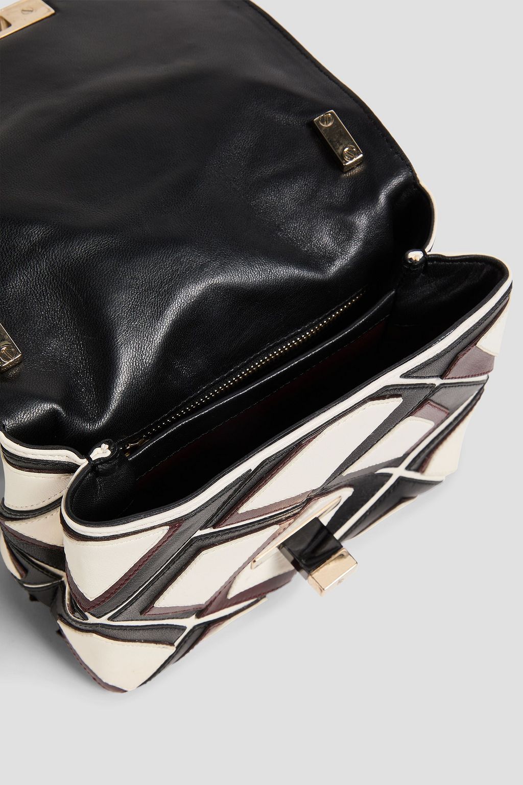 ROGER VIVIER Micro Prismick printed leather cross-body bag