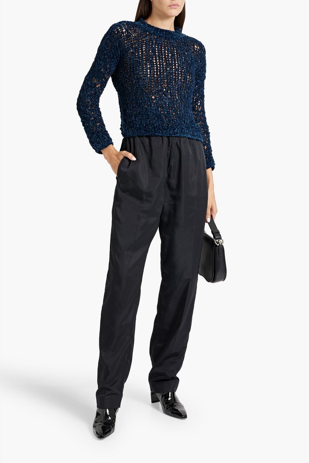 ACNE STUDIOS Open-knit chenille sweater
