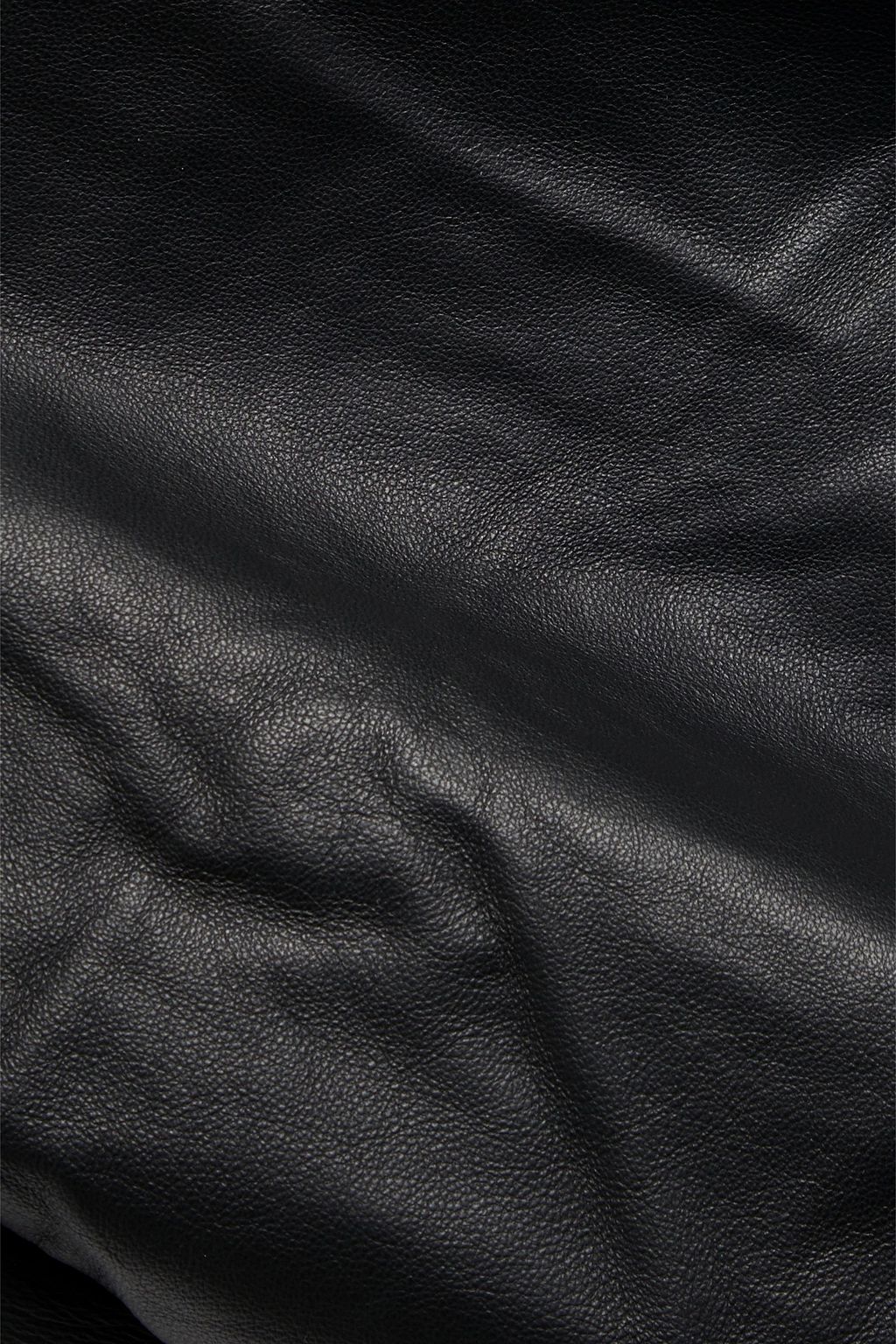 ACNE STUDIOS Leather halterneck top