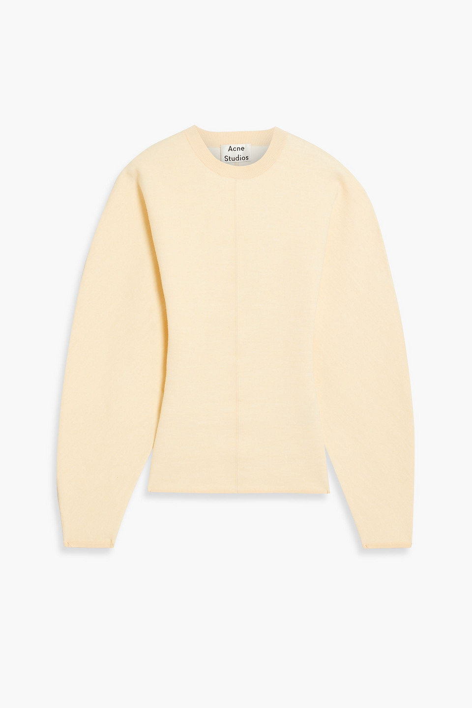 Acne Studios Knitted Sweater In Pastel Yellow
