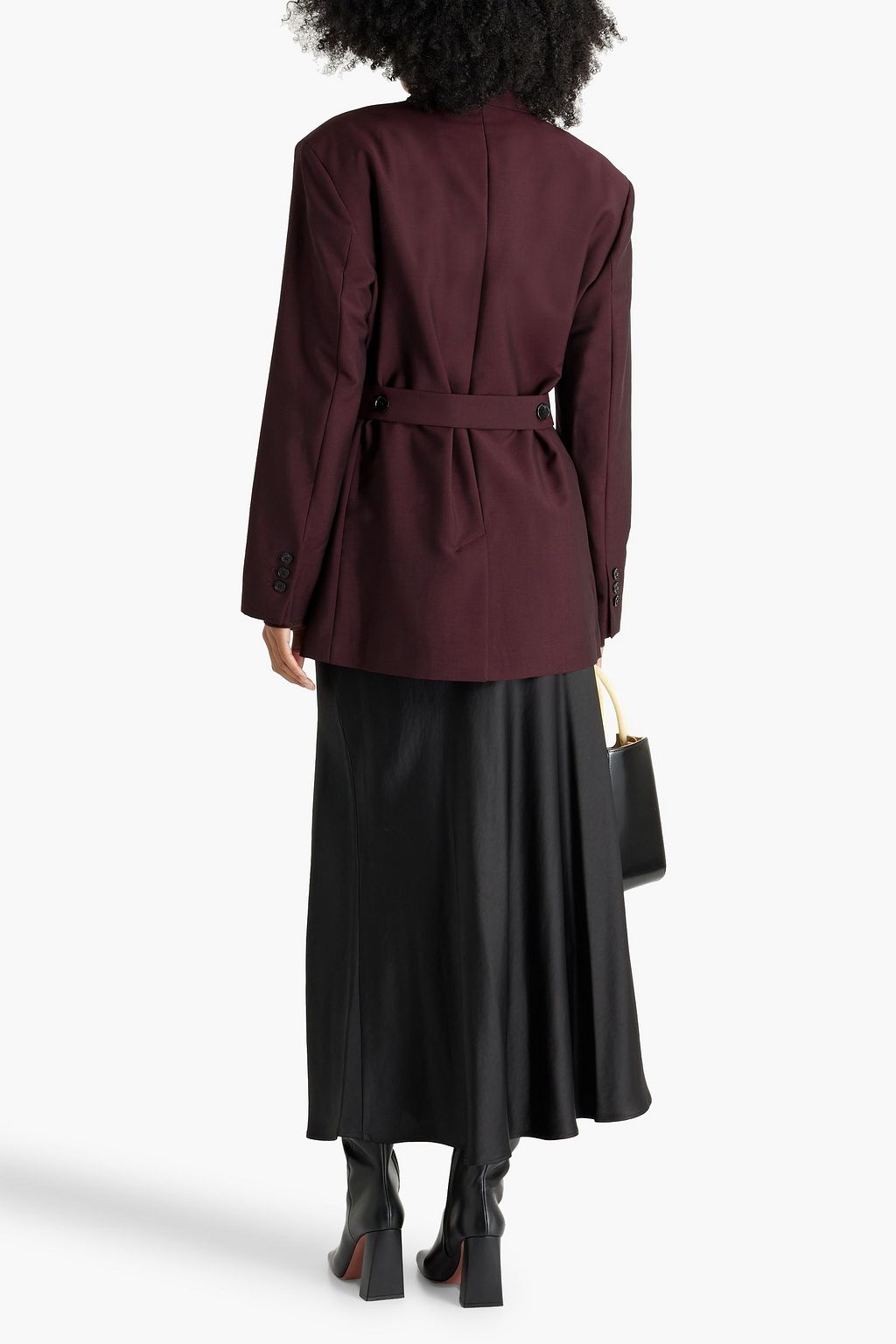 ACNE STUDIOS Double-breasted wool and mohair-blend blazer