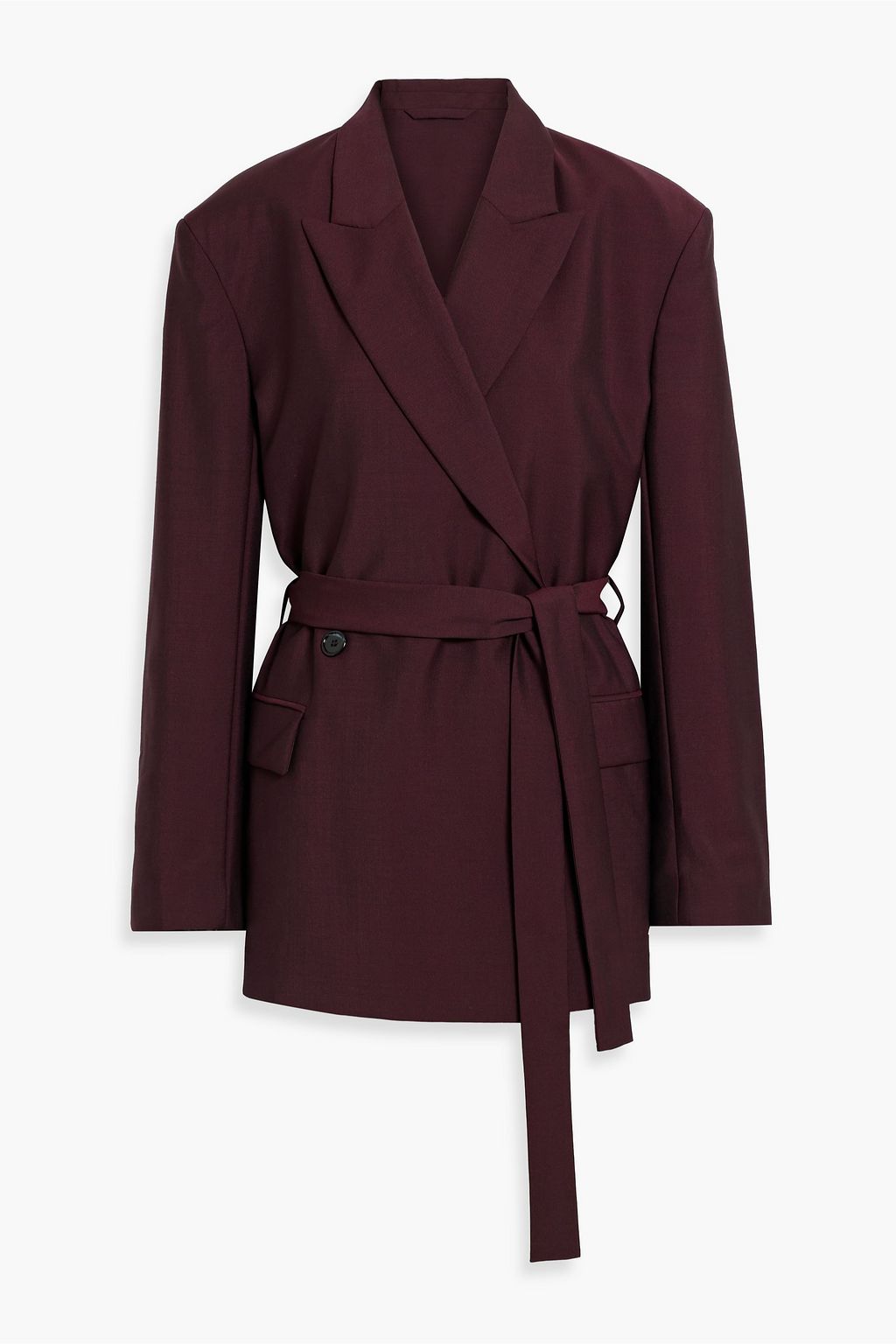 Acne studios double breasted wool blazer on sale