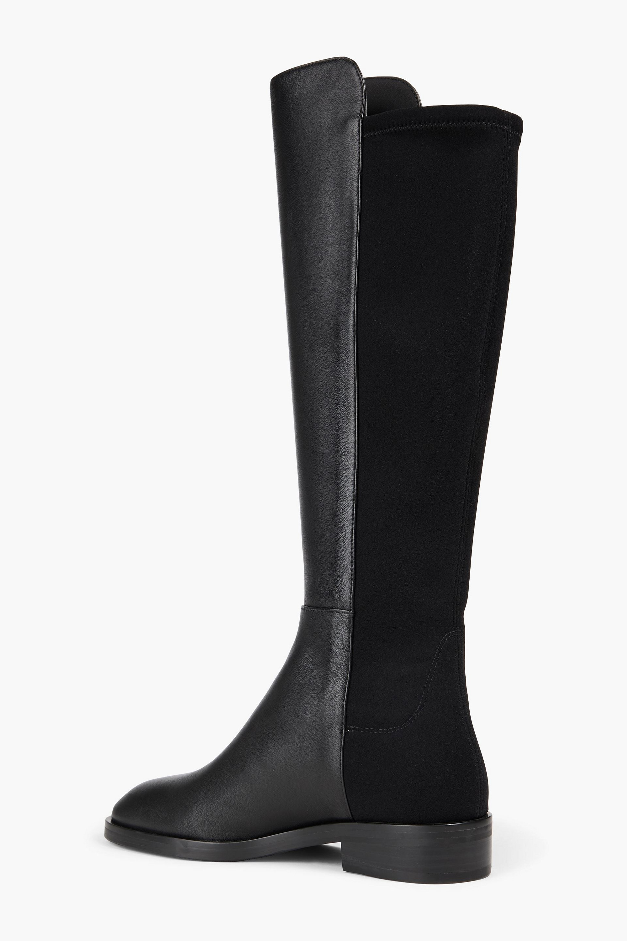 Stuart Weitzman Keelan City microstretch and leather knee boots