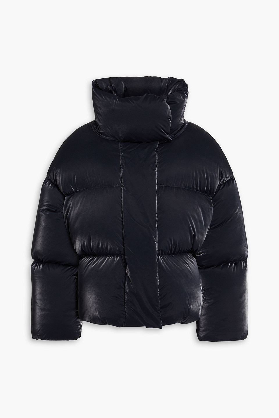 Khaite Quilted Shell Jacket In Navy