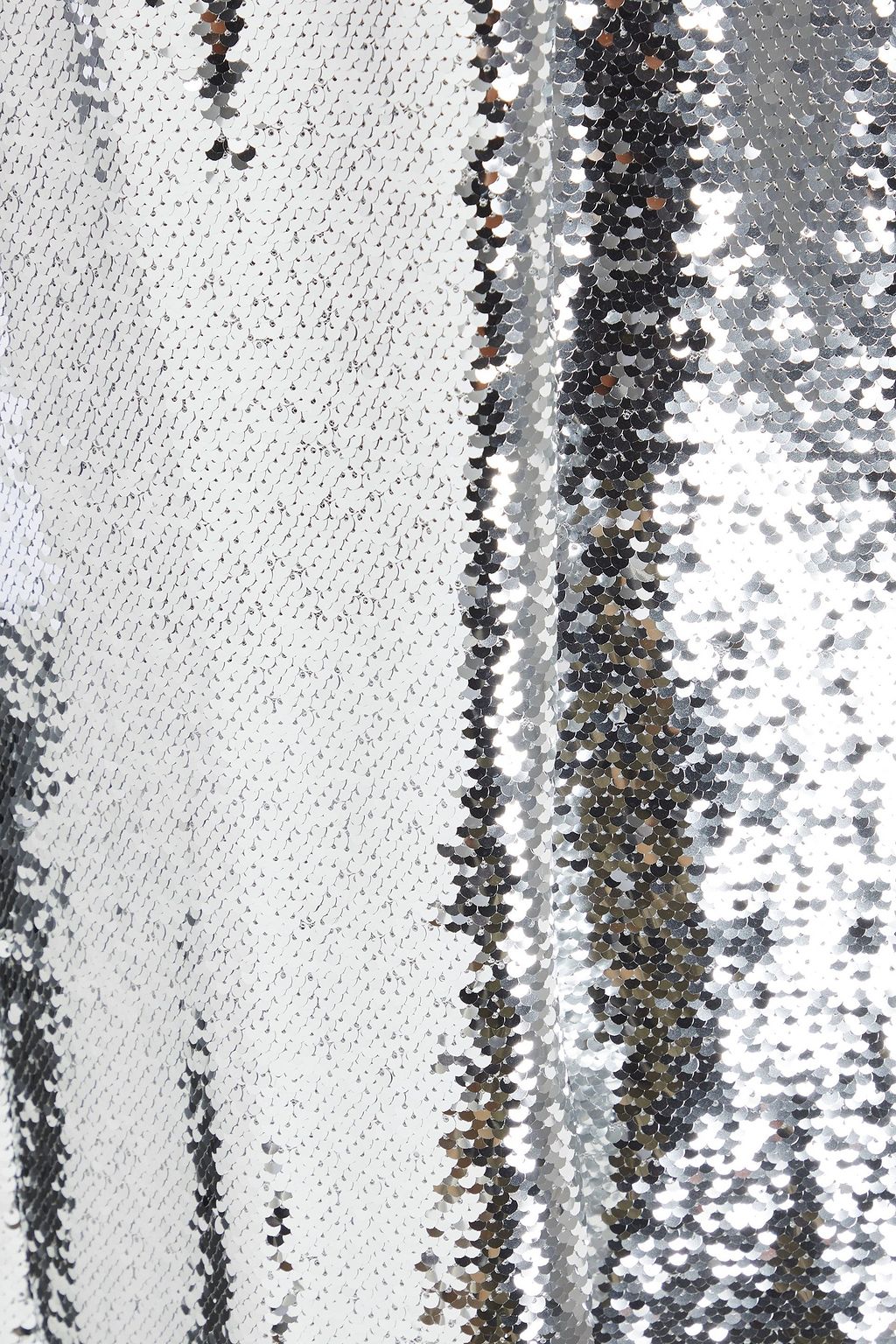 SALONI Sequined tulle midi dress
