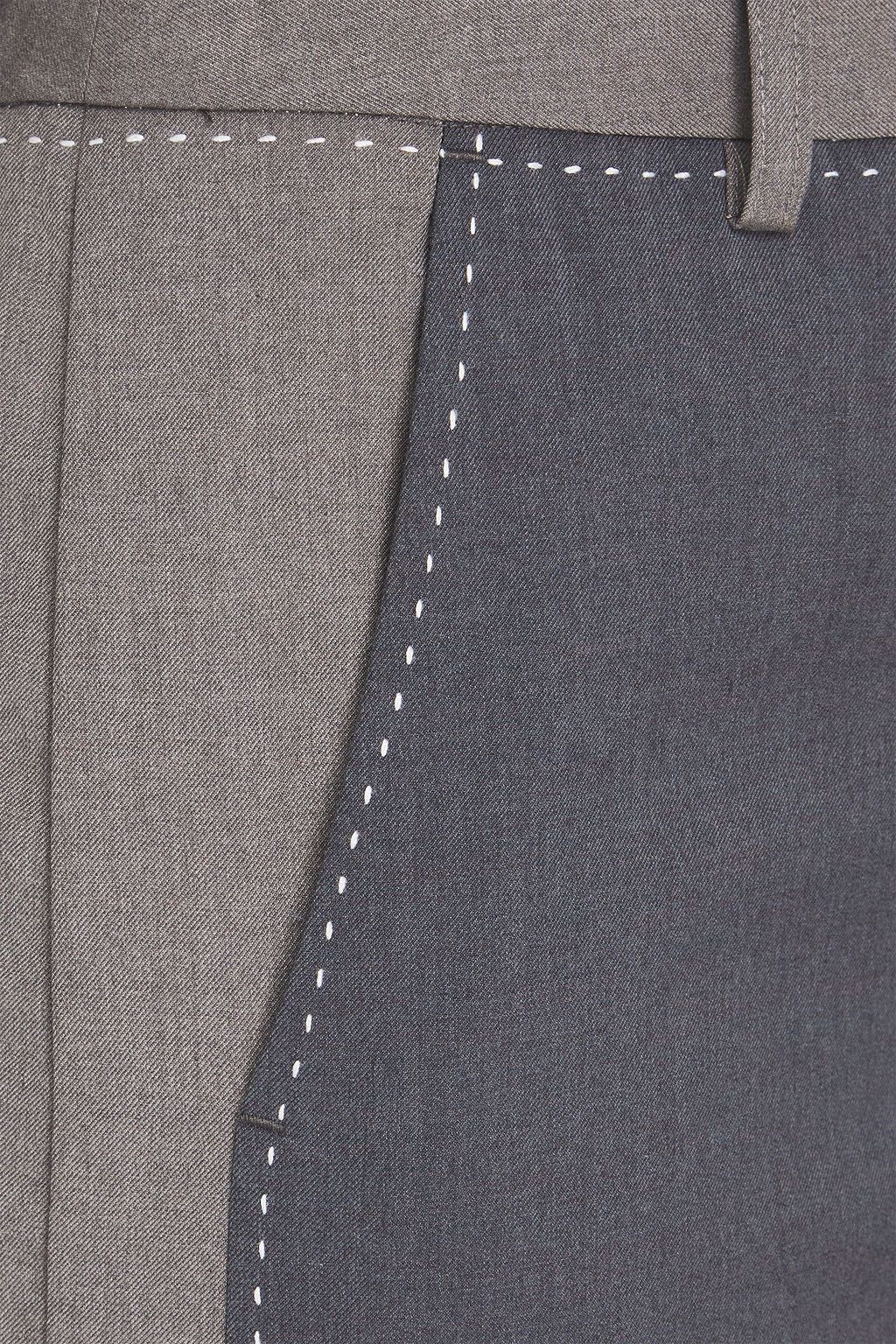 REMAIN BIRGER CHRISTENSEN Two-tone twill maxi skirt