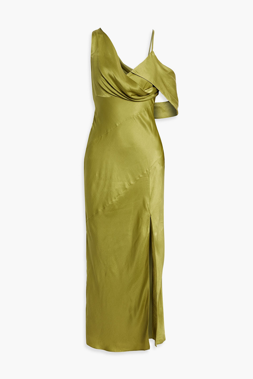 Nicholas Finley Midi Dress In Lime Green