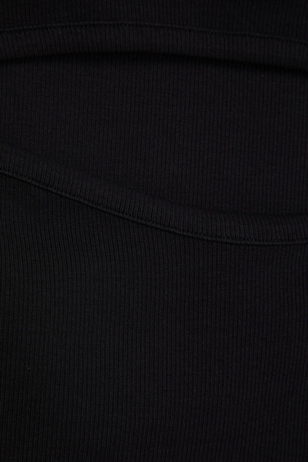 REMAIN BIRGER CHRISTENSEN Cutout ribbed cotton-blend jersey top