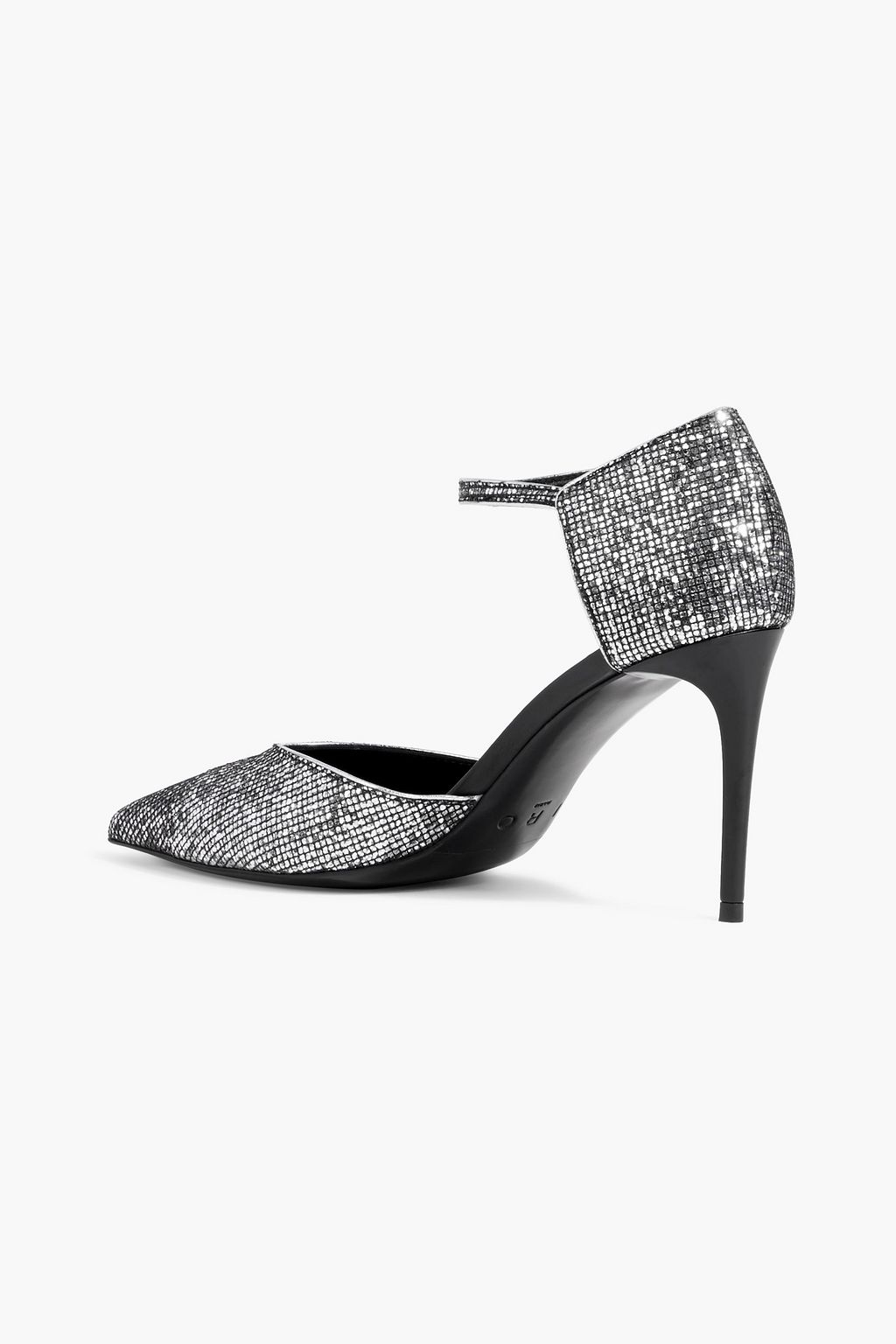 IRO Zania glittered leather pumps