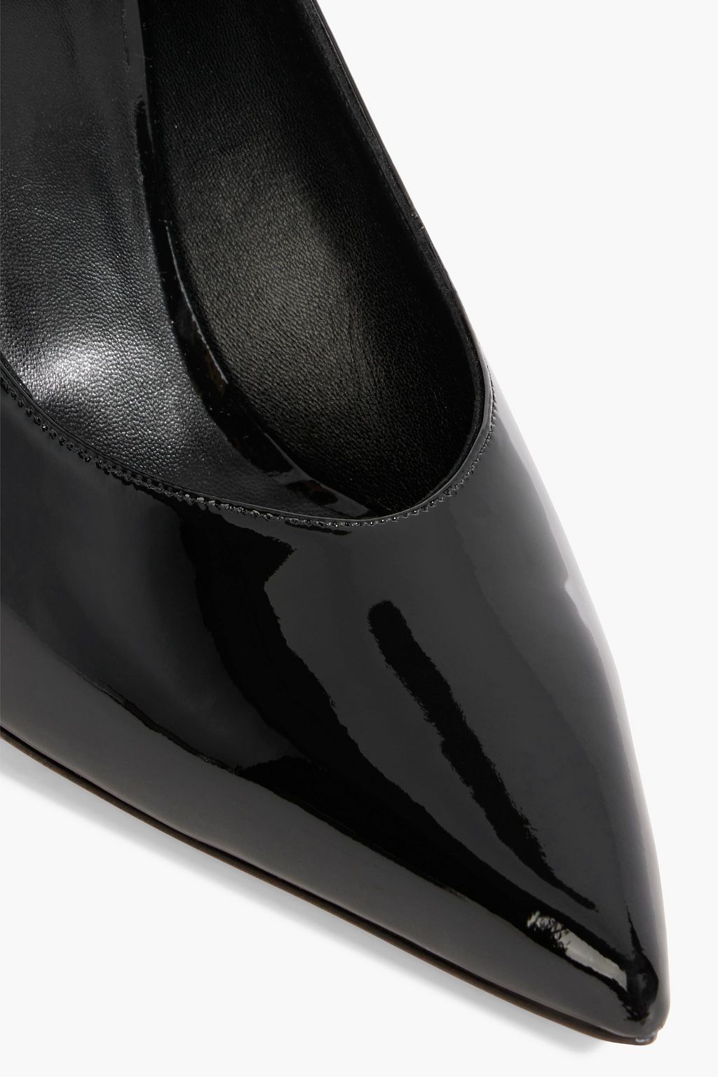 IRO Eskio chain-embellished patent-leather pumps