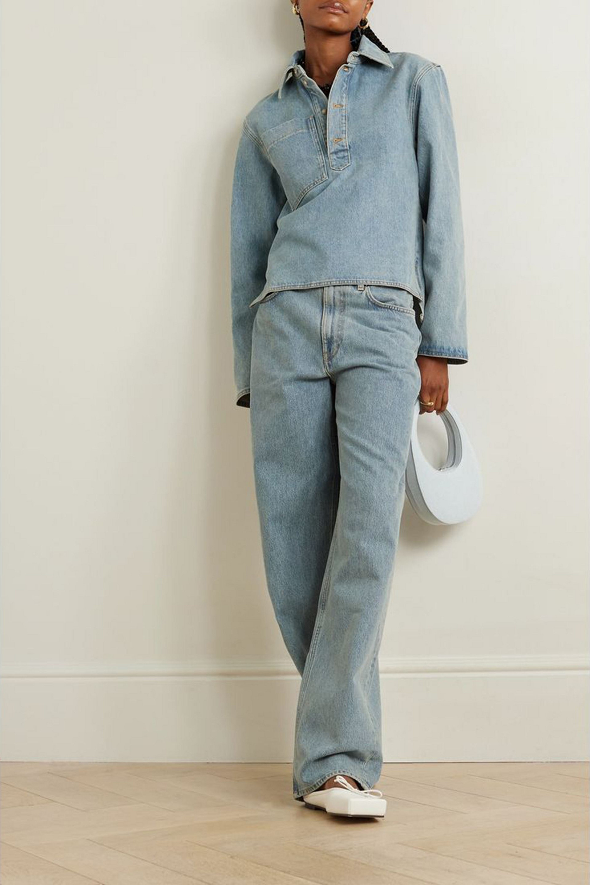 Loulou Studio Samur high-rise straight-leg jeans