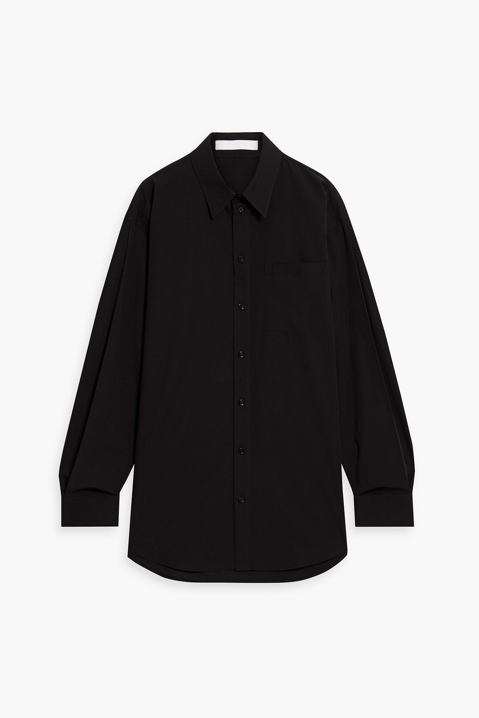 Helmut Lang Cotton-poplin Shirt In Black