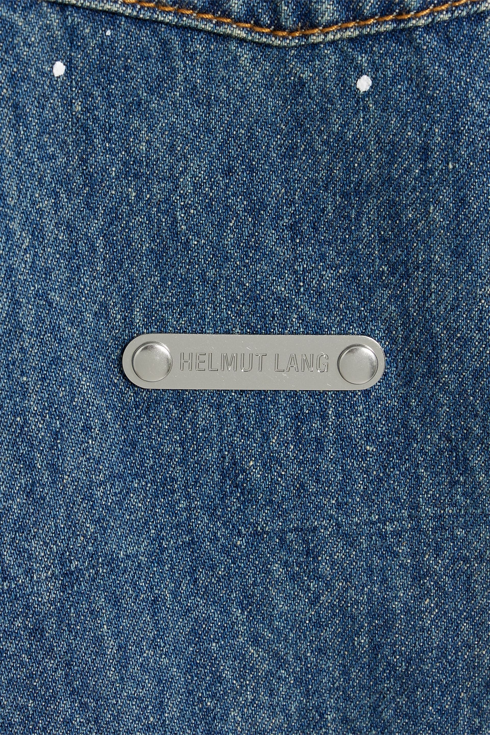 HELMUT LANG PAINTED DENIM SHIRT JACKET