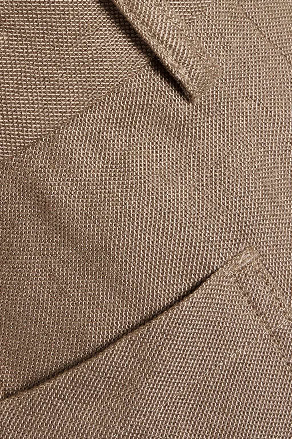 HELMUT LANG Lyocell and linen-blend canvas cargo pants