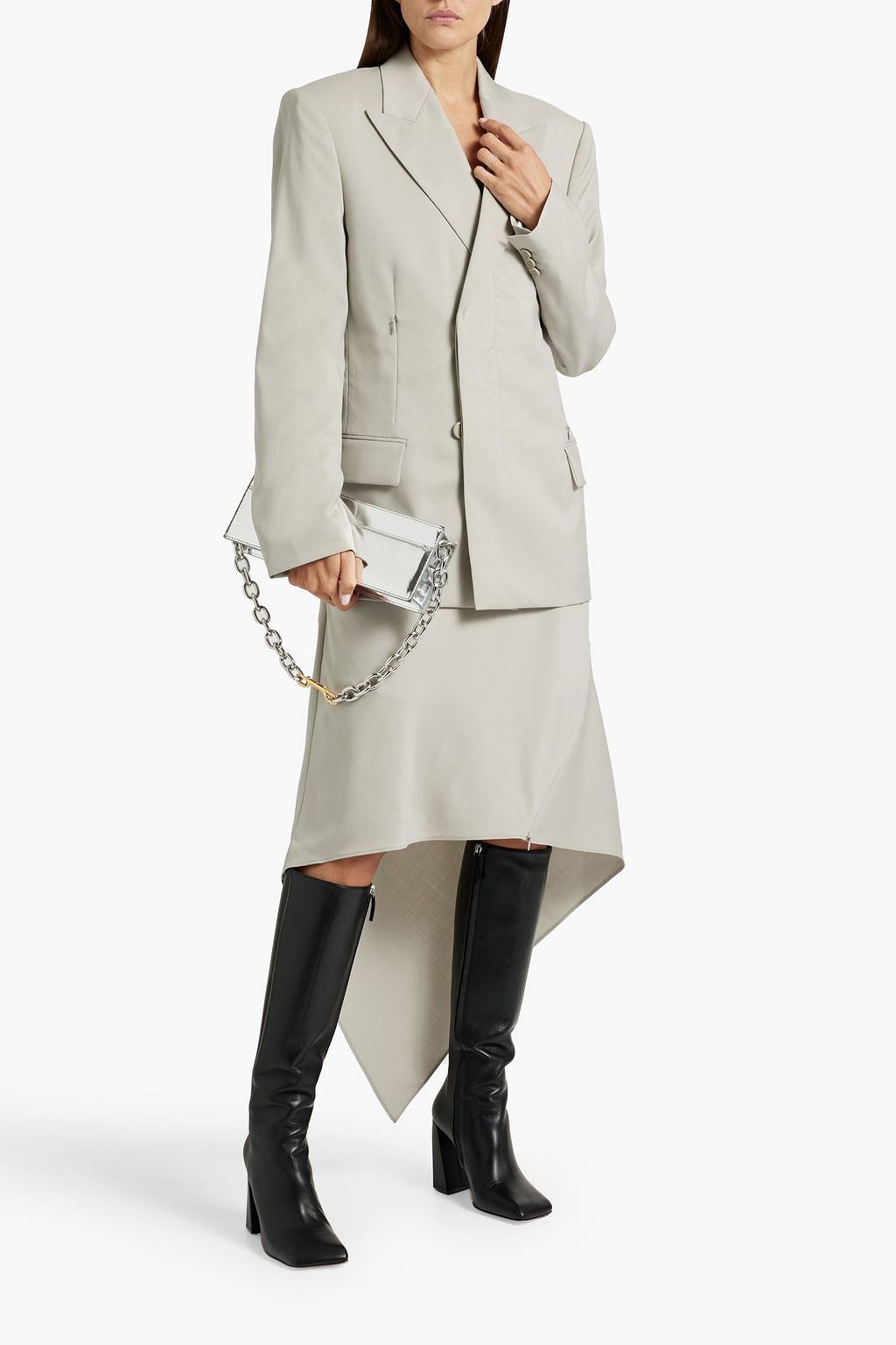 HELMUT LANG Wool-twill blazer