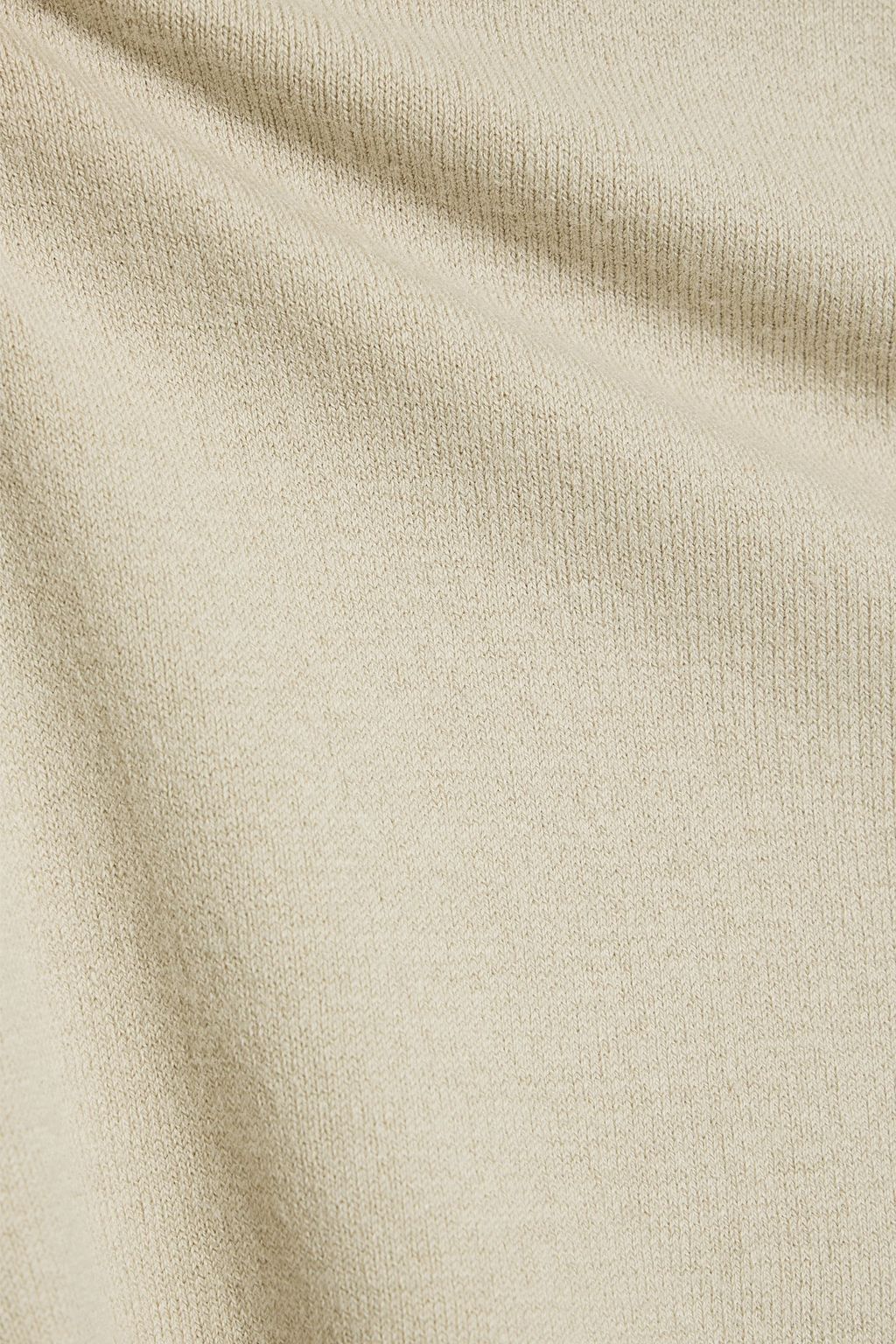 HELMUT LANG Cutout cotton-blend jersey top