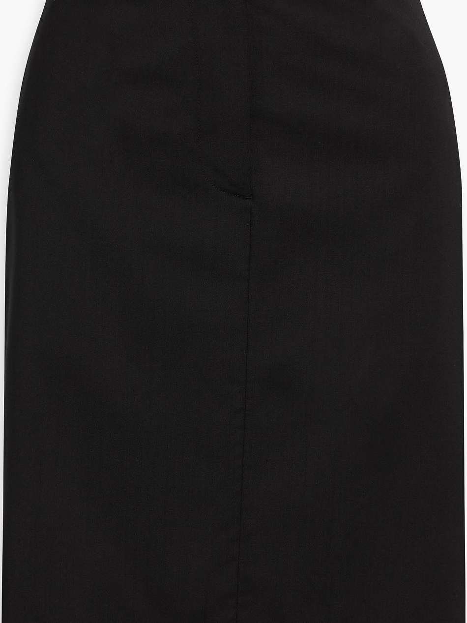 wool-twill skirt