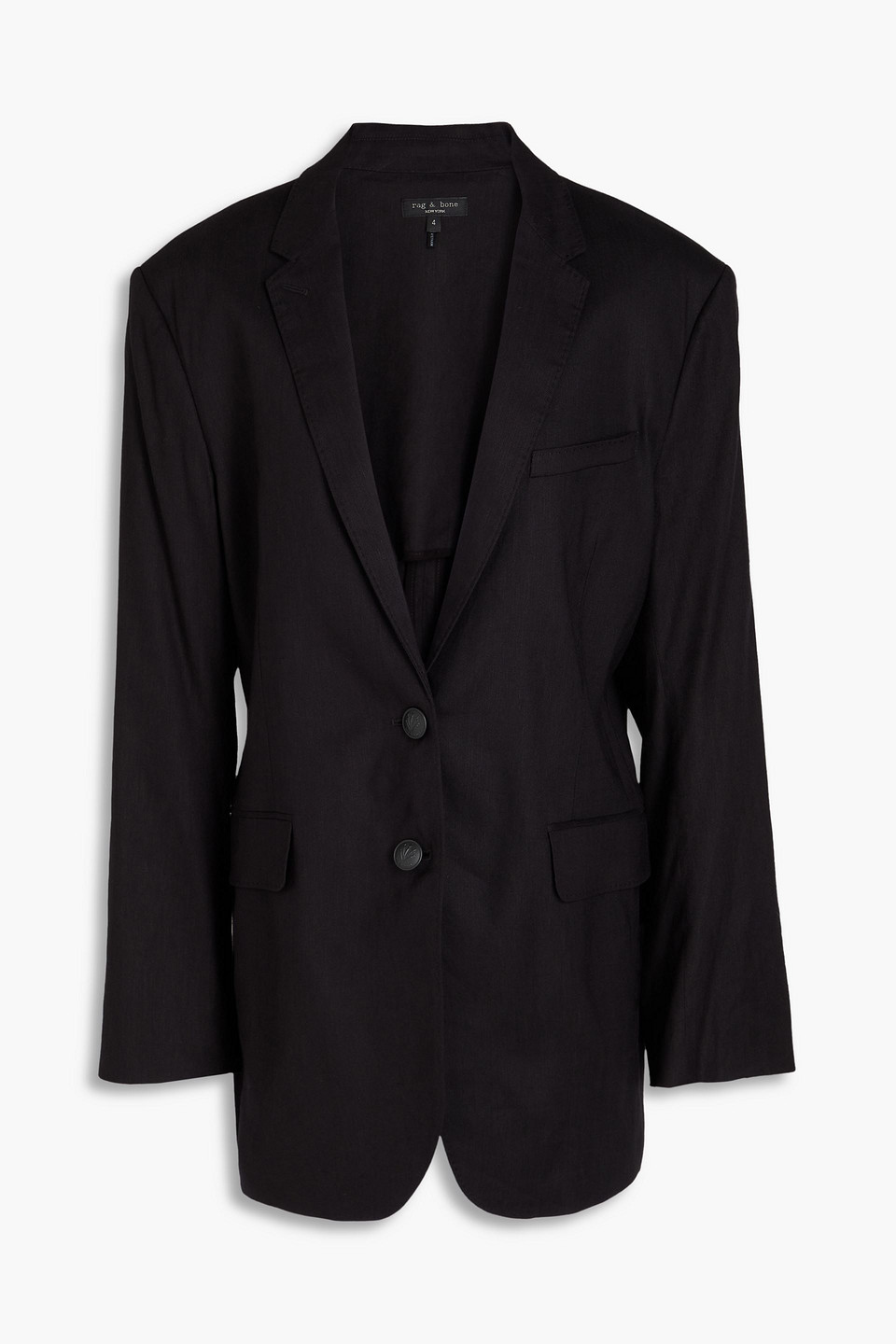 Odessa linen-blend blazer