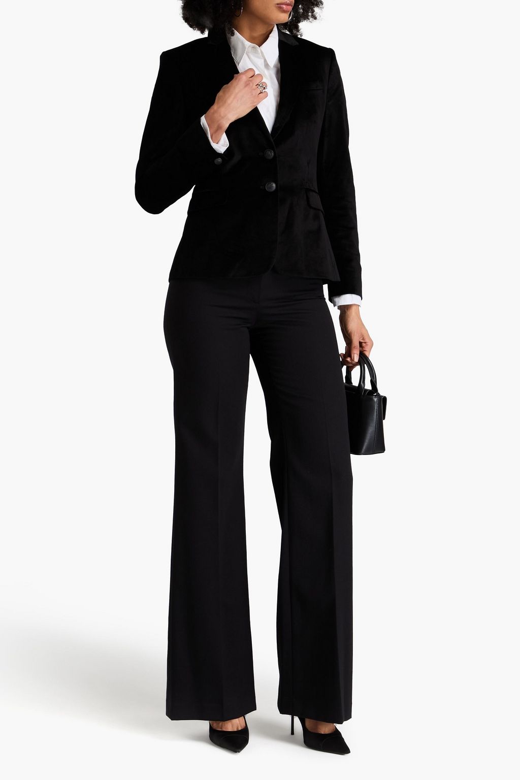 RAG & BONE Razor cotton-blend velvet blazer