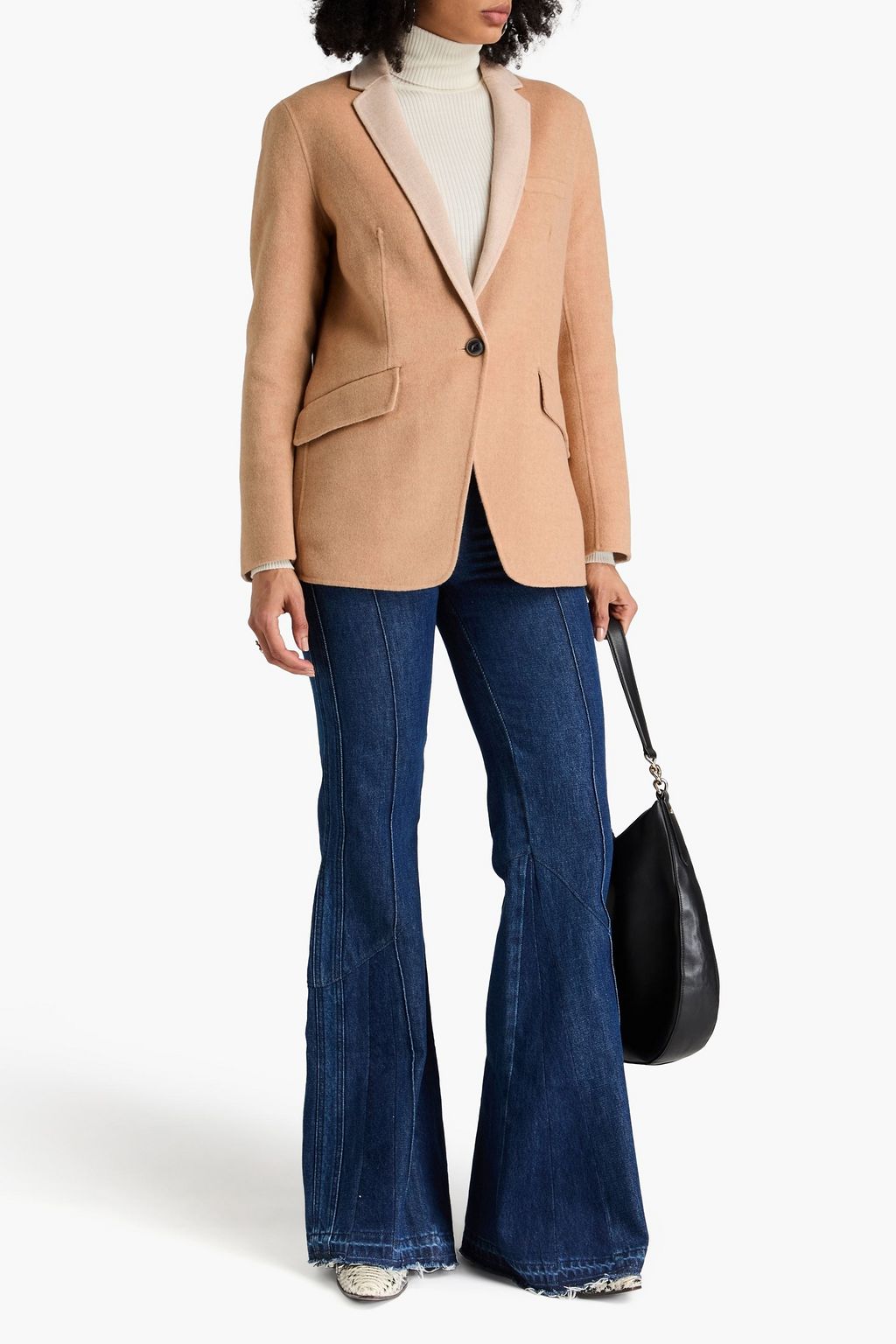 RAG & BONE بليزر Margot من اللبّاد ومزيج الصوف