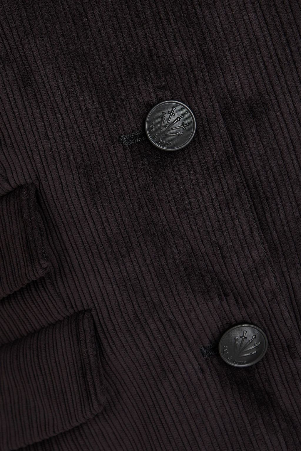 RAG & BONE بليزر Slade من المخمل المضلّع
