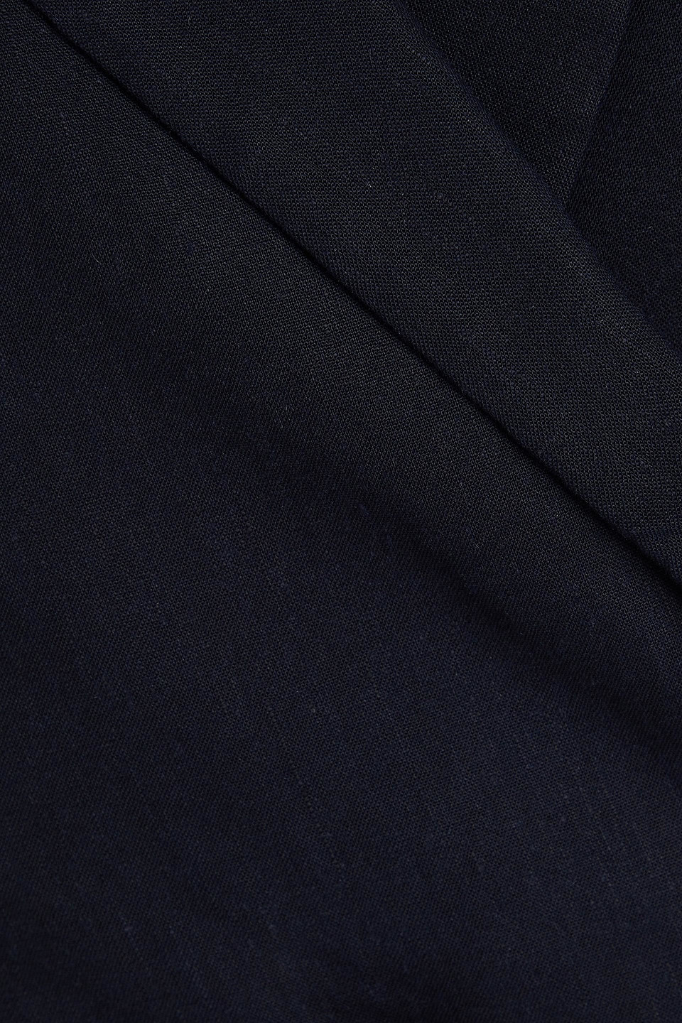 Rag & Bone Josie Cropped Double-breasted Linen-blend Blazer In Navy