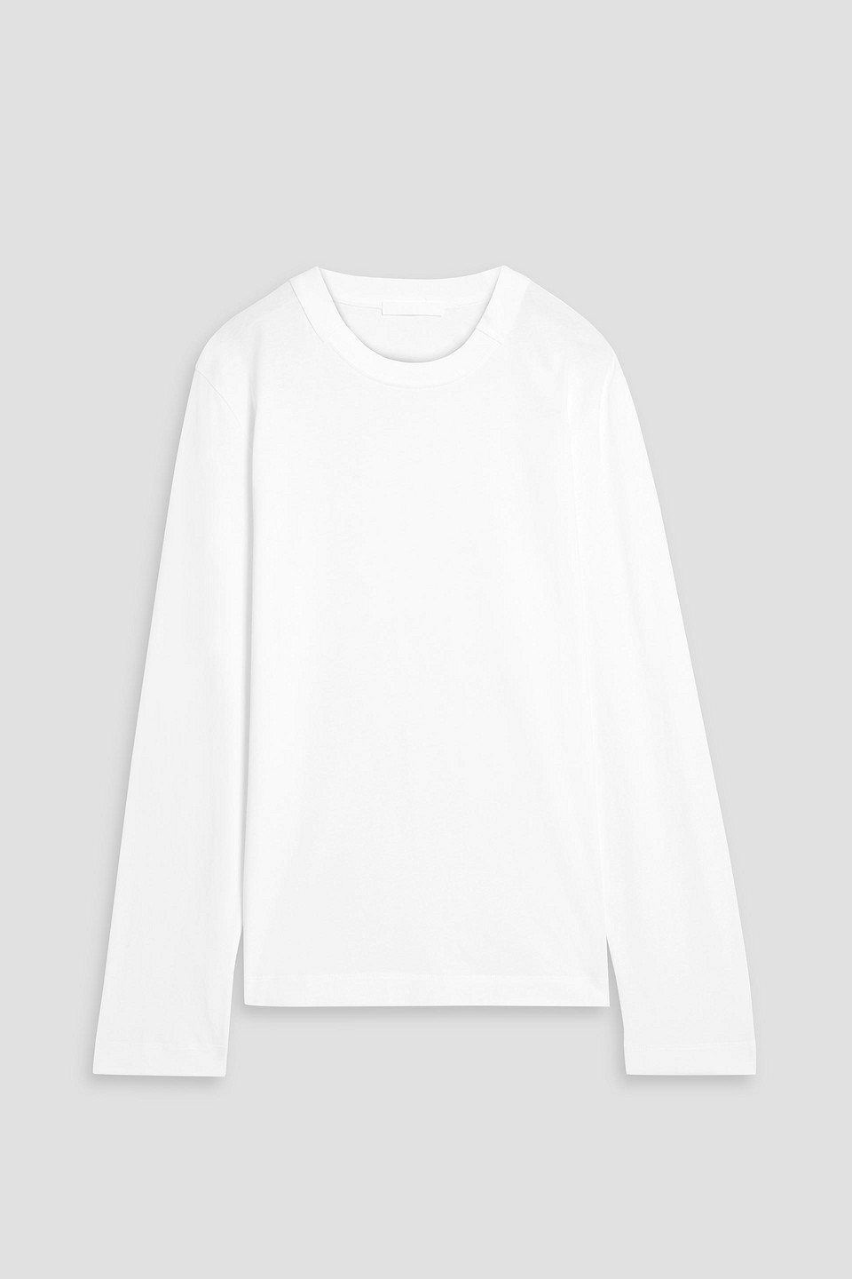 Helmut Lang Cotton-jersey Top In White