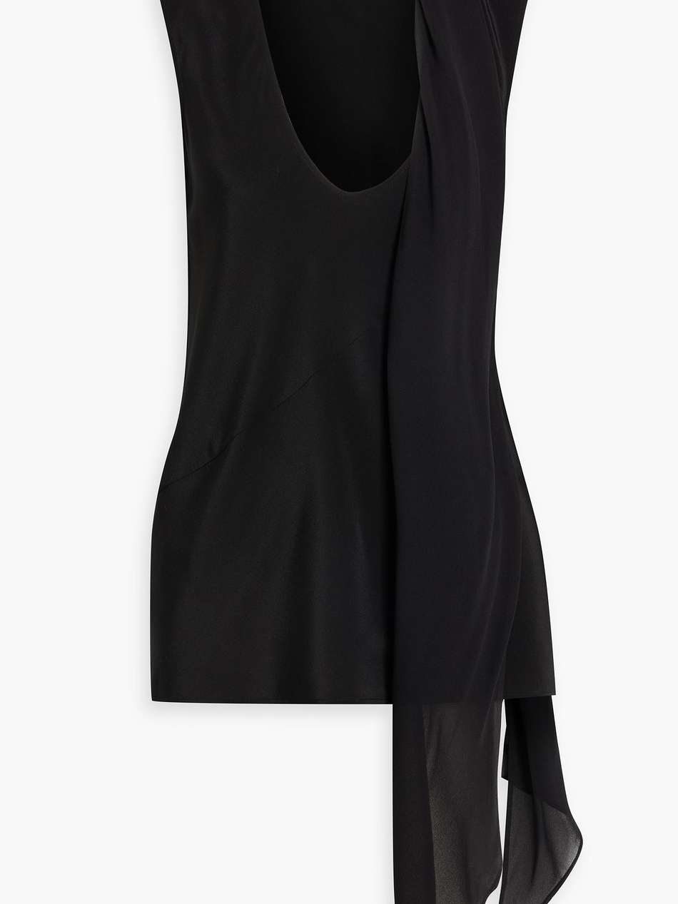 silk crepe de chine top