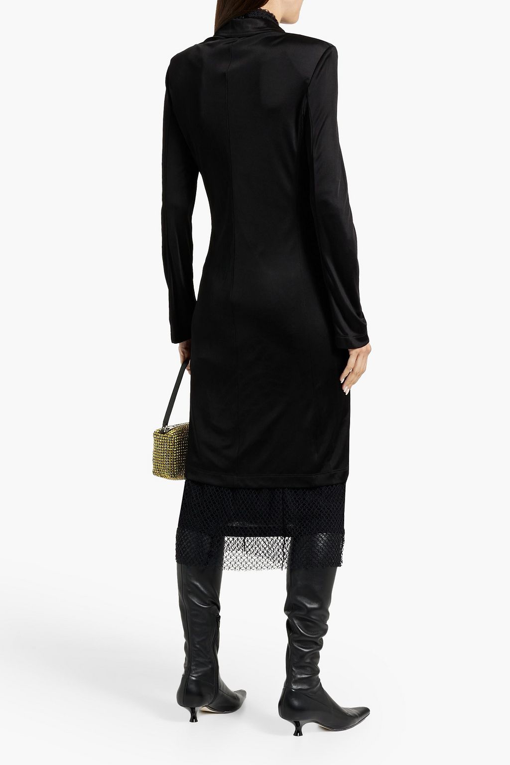 HELMUT LANG Button-detailed jersey coat