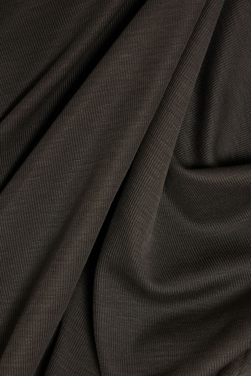 HELMUT LANG بلوزة دون أكمام من لايوسيل جيرسي بطبقات