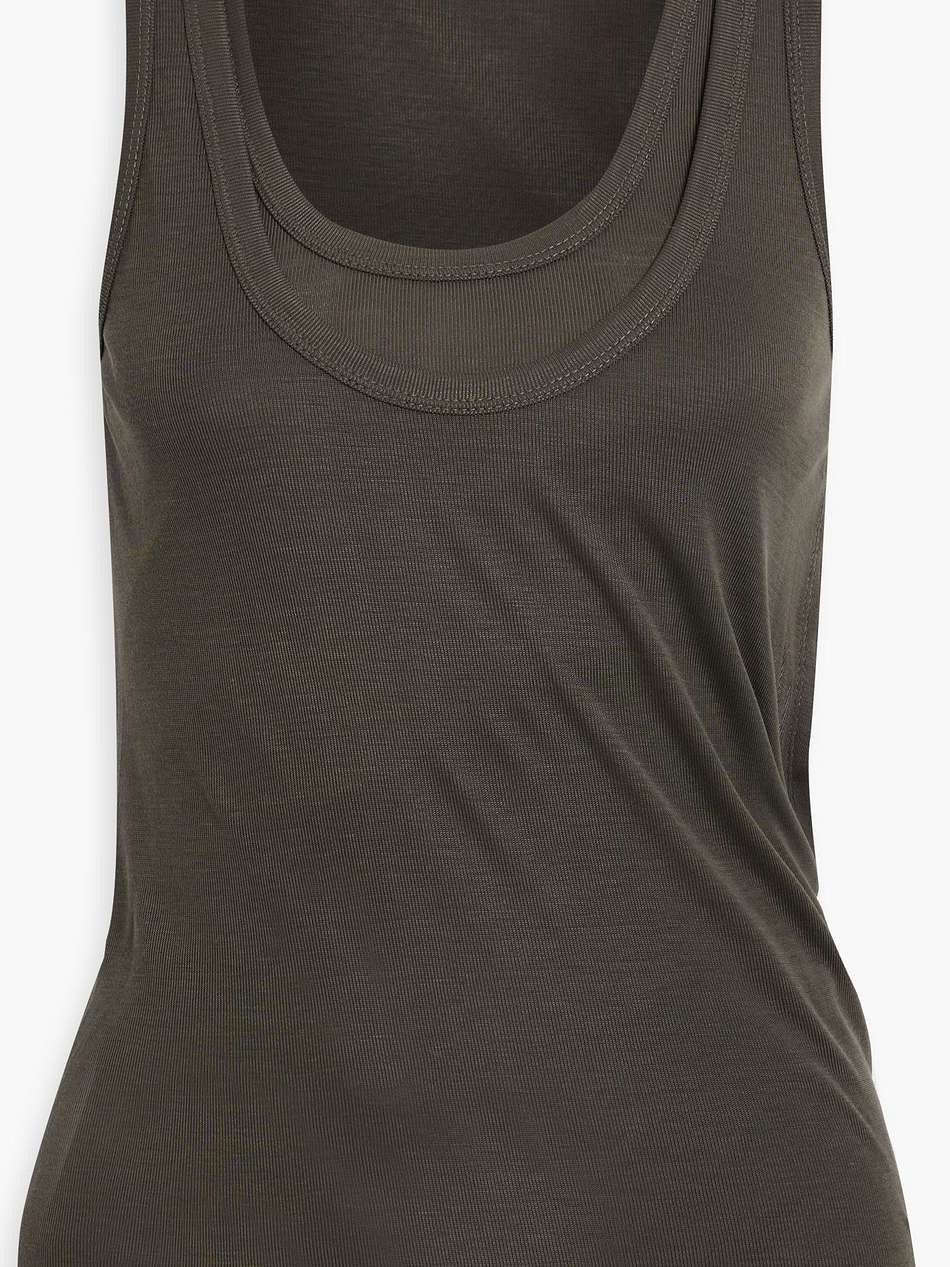 layered lyocell-jersey tank